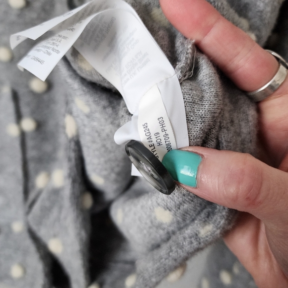 MADEWELL Texture & Thread Boxy Bobble Cardigan in grey size M - Picture 3 of 7